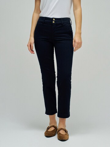 Salsa Jeans Slimfit Chino 'Secret' in Blauw: voorkant