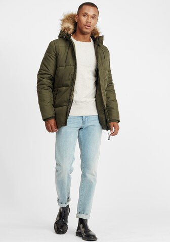 BLEND Winter Jacket 'Tenus' in Green