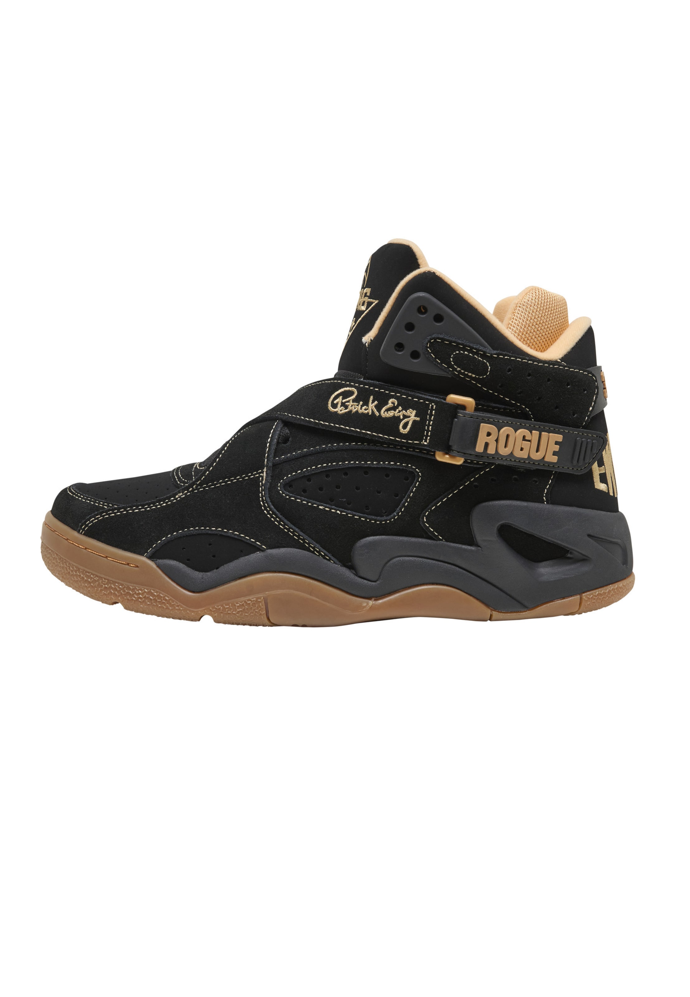 Ewing Sneakers hoog 'Rouge' in Zwart: voorkant