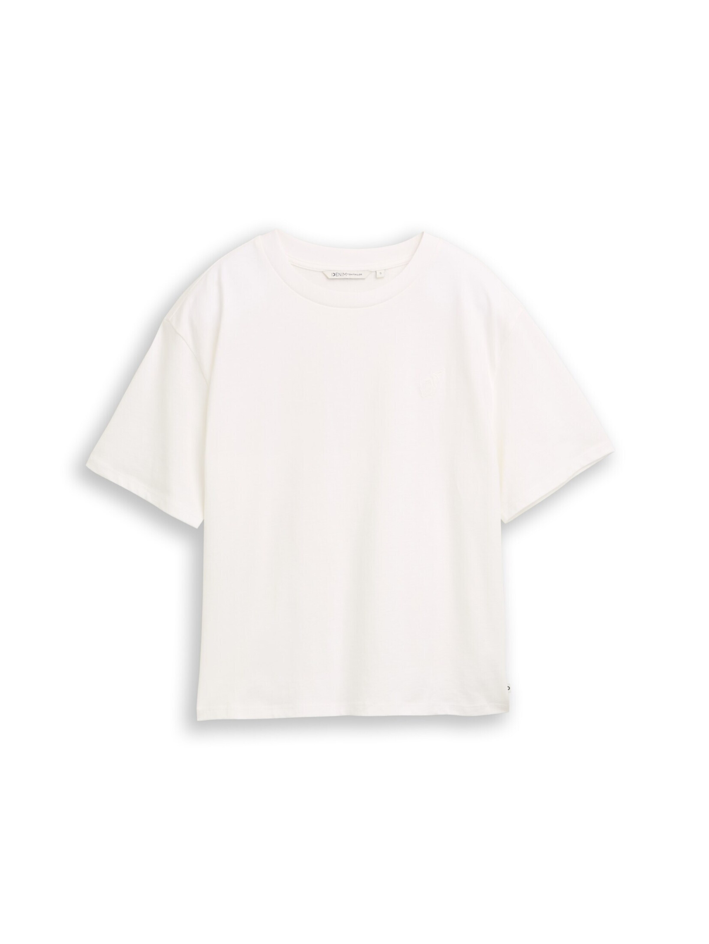TOM TAILOR DENIM T-Shirt in weiß, Produktansicht