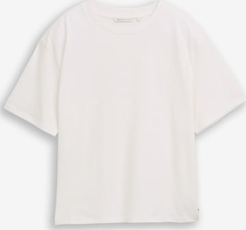 TOM TAILOR DENIM Shirt in White: front