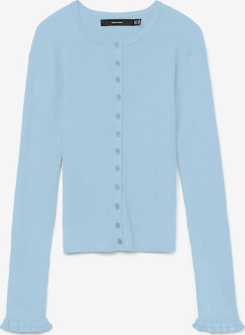 VERO MODA Knit cardigan 'VMWONDER' in Blue: front