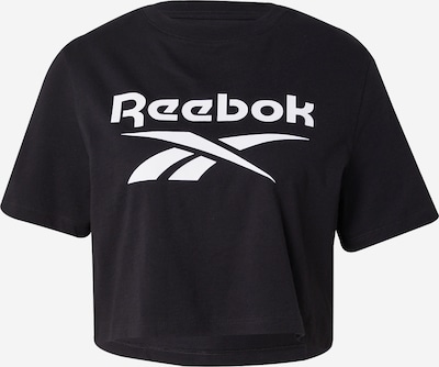Reebok T-shirt fonctionnel 'IDENTITY' en noir / blanc, Vue avec produit