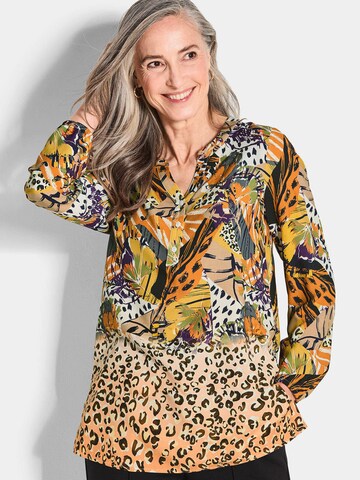 Goldner Bluse in Mischfarben: Vorderseite