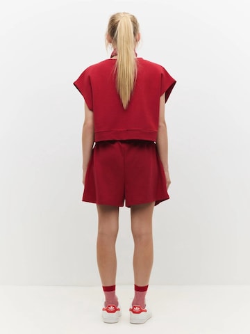 No Matter What Wide leg Trousers in Red