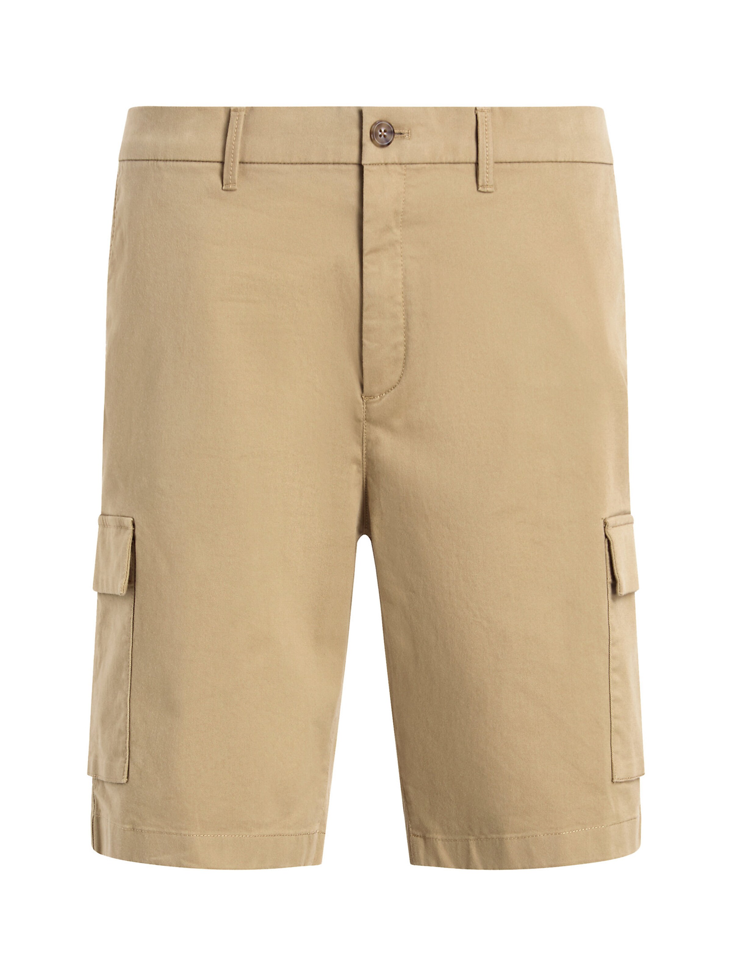Calvin Klein Cargobroek in Beige: voorkant