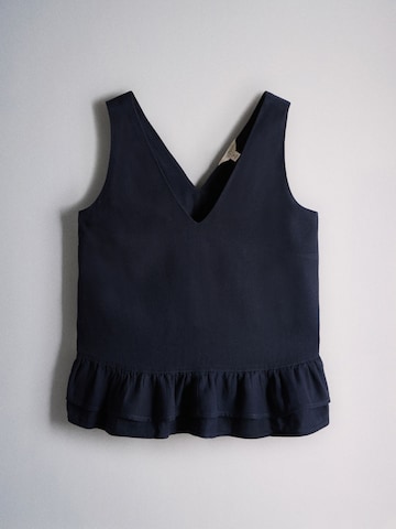 The Set Blouse in Blue