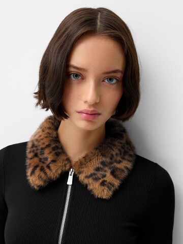 Bershka Knit cardigan in Black