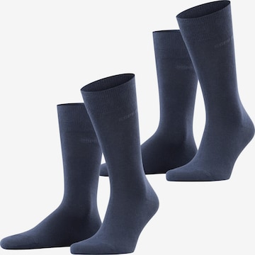 ESPRIT Socks 'Basic Uni 2-Pack' in Blue: front