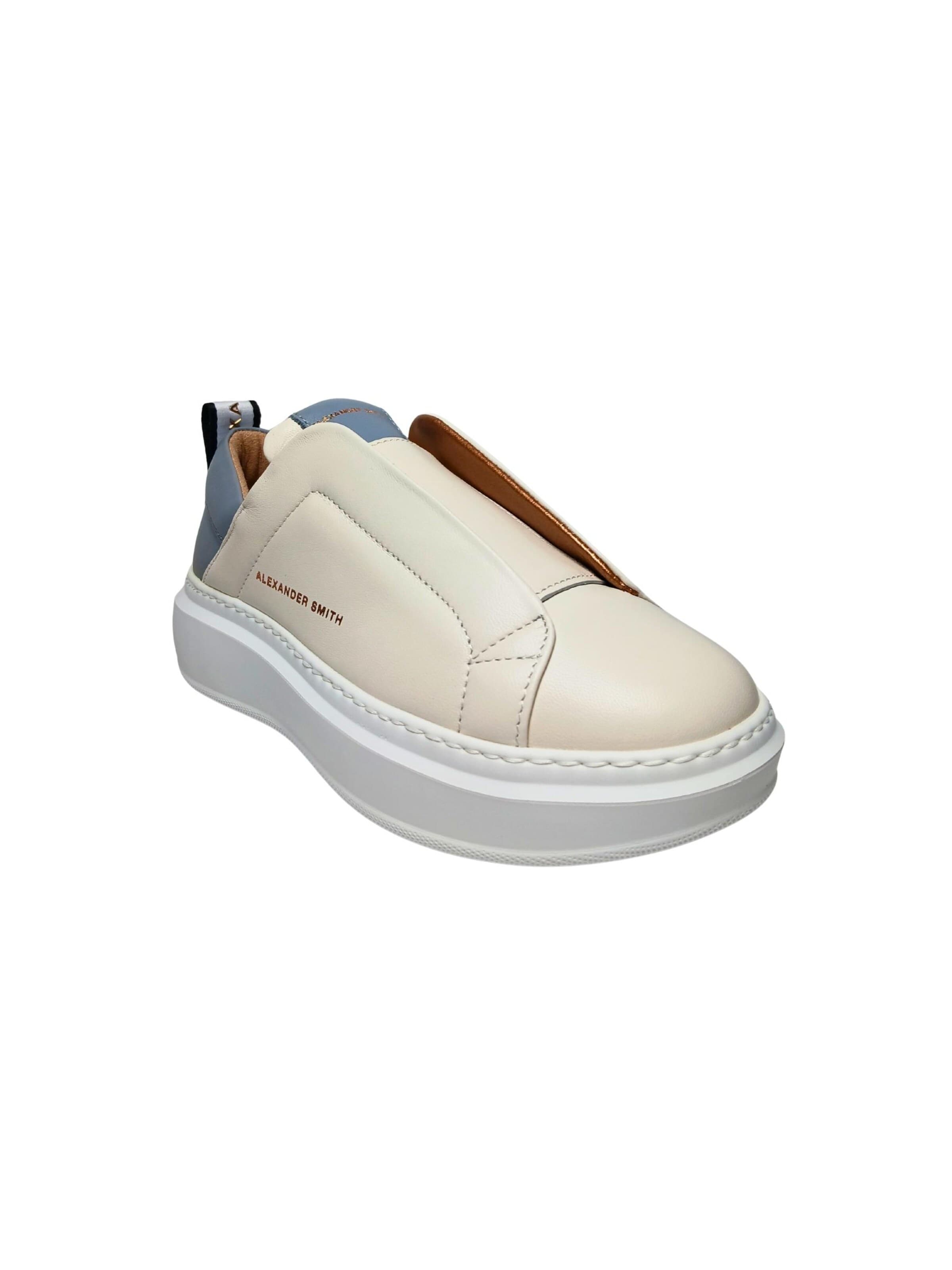 Scarpa slip-on di Alexander Smith in bianco