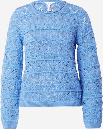 Pull-over OBJECT en bleu : devant