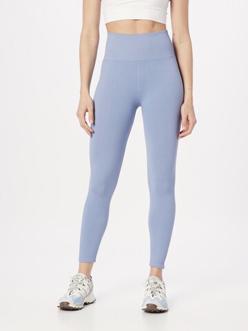 BJÖRN BORG Skinny Sportbroek in Blauw: voorkant