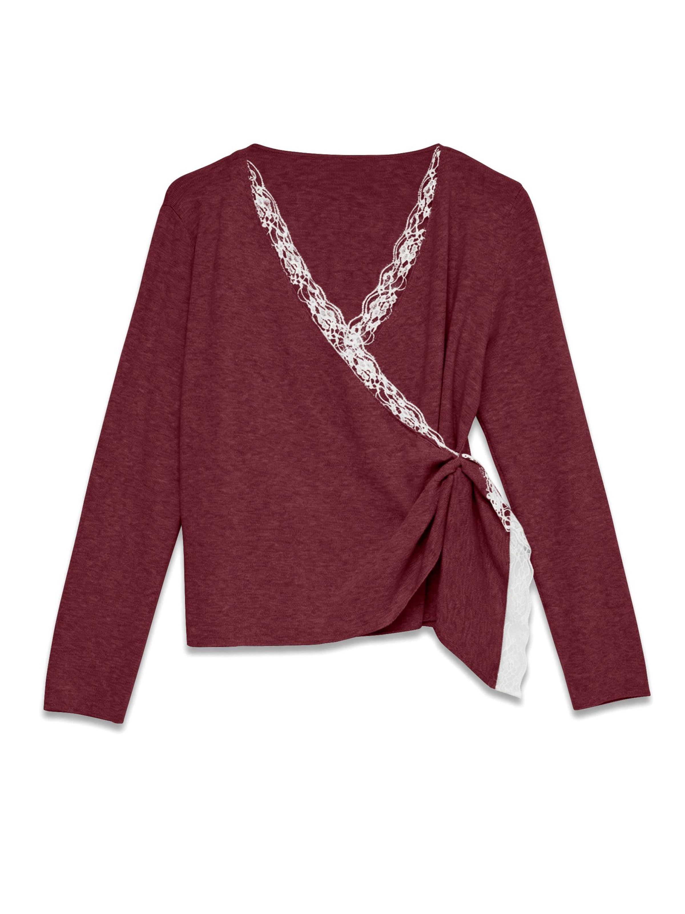 VERO MODA Shirt 'AWMynthe' in Rood: voorkant