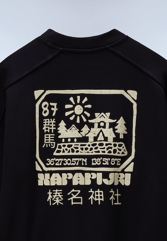 NAPAPIJRI Sweatshirt 'TEZA' in Schwarz