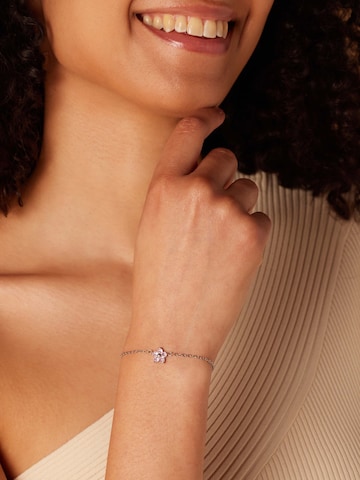 Lucardi Armband 'Chic ' in Silber: Vorderseite