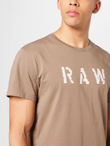 G-Star RAW T-Shirt in Braun