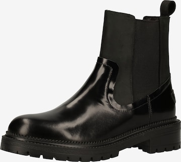 SHABBIES AMSTERDAM Chelsea Boot in Schwarz: predná strana