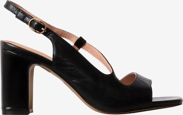 Sandales 'Ledersandalen mit Absatz Suzanna' Emilie Karston en noir : devant