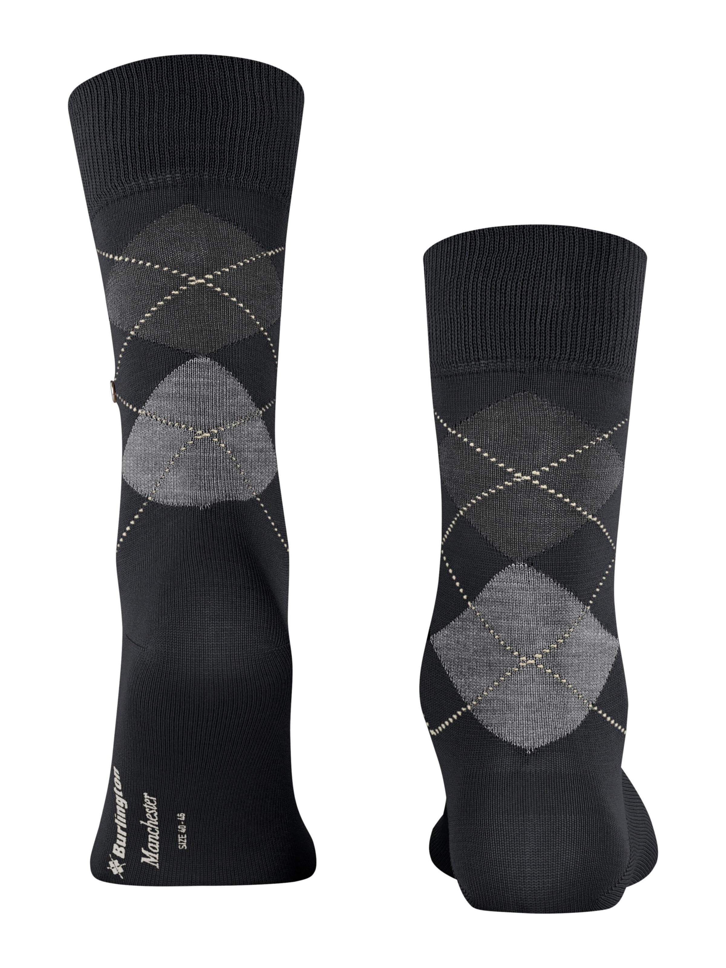 BURLINGTON Socks 'Manchester' in Black