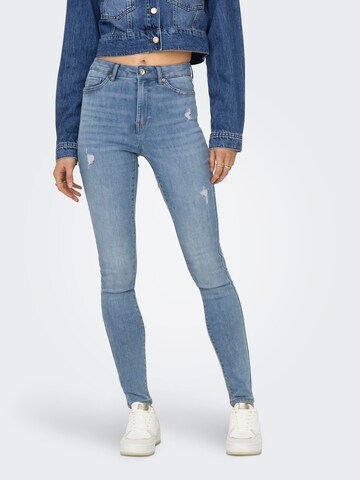 ONLY Skinny Jeans 'Rose' in Blauw: voorkant