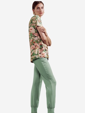 ESSENZA Pajama Shirt 'Marente Noleste' in Green: front