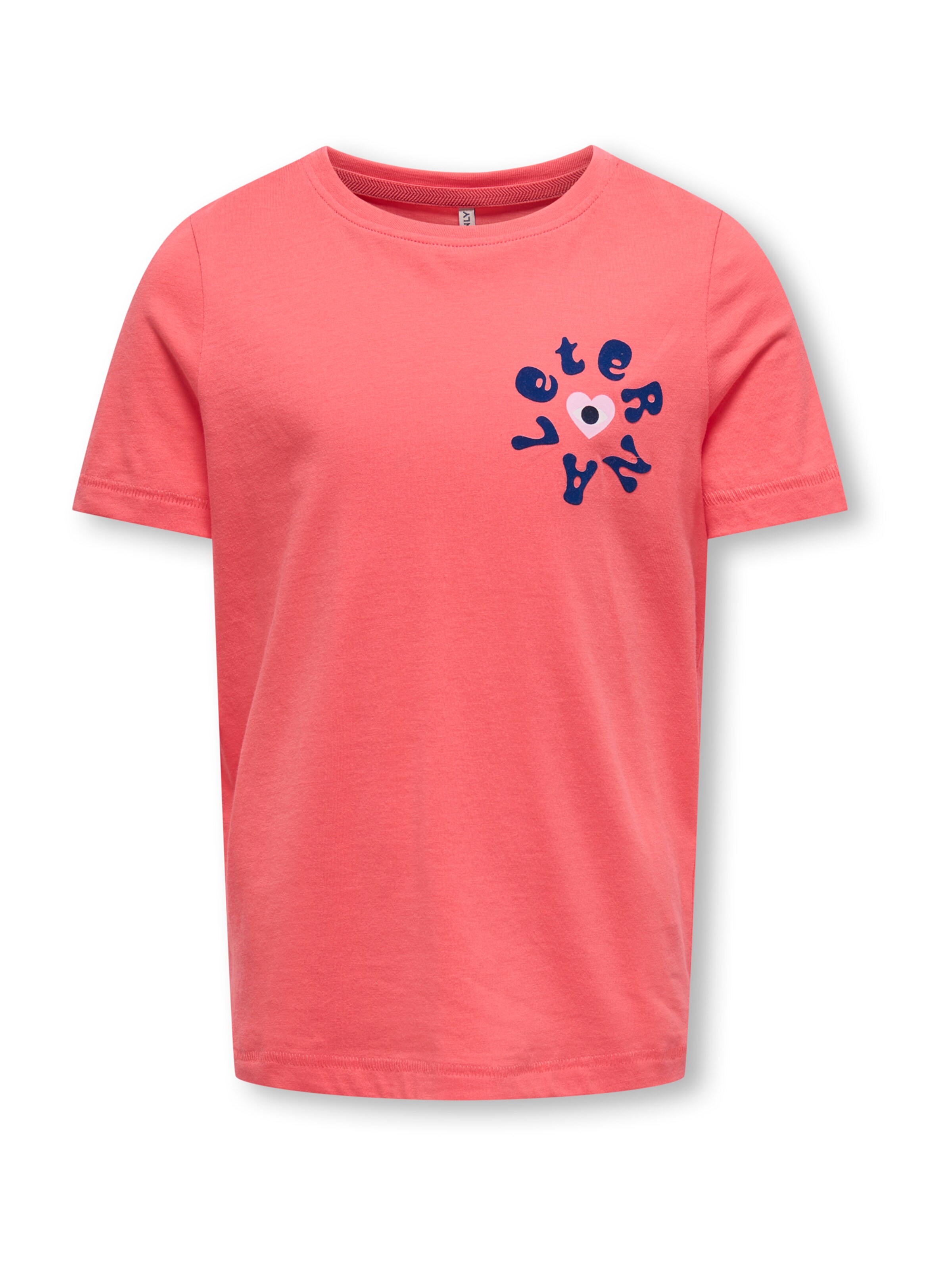 Maglietta 'KOGHAPPY' di ONLY GIRLS in rosa: frontale