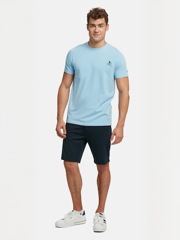U.S. POLO ASSN. Regular Broek ' UMJack ' in Blauw: voorkant