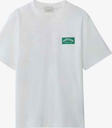 T-Shirt Calvin Klein Jeans en blanc : devant