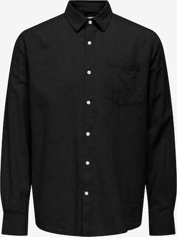 Only & Sons Рубашка 'ONSCaiden' в Черный: спереди