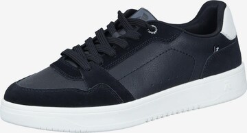 Rieker Classic Flats 'Sneaker' in Black: front