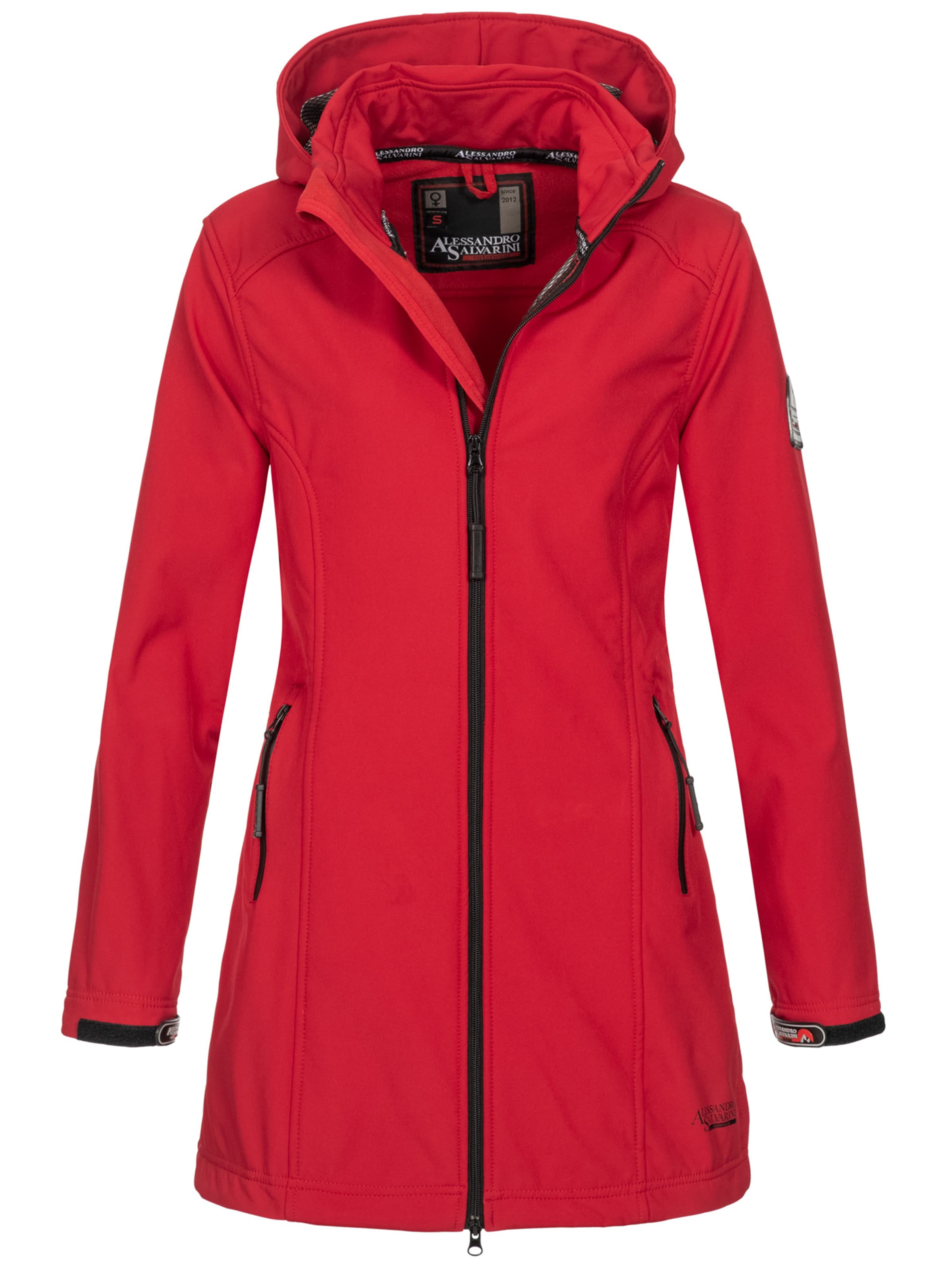 Alessandro Salvarini Funktionsjacke in Rot: Vorderseite