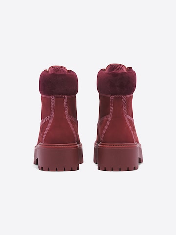 TIMBERLAND Ботинки на шнуровке 'Stone Street' в Красный