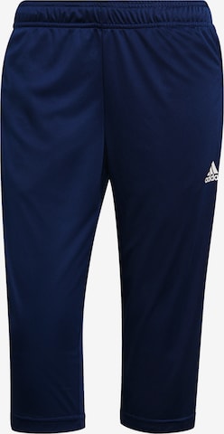 ADIDAS SPORTSWEAR Slim fit Workout Pants 'Tiro 21' in Blue: front