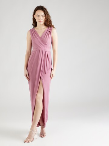 TFNC Večerné šaty 'LAYA' - ružová: predná strana