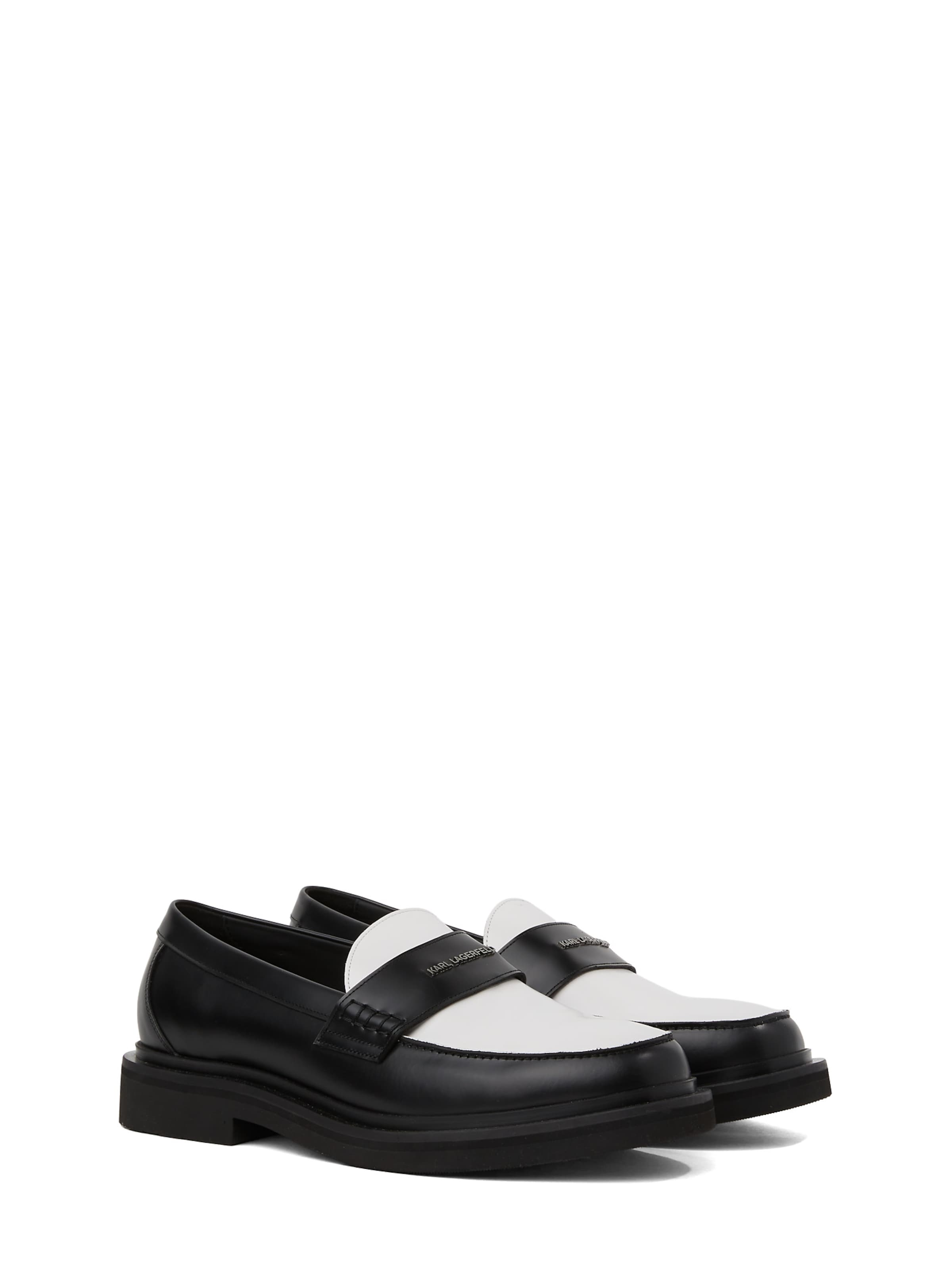 Karl Lagerfeld Slip-ons in Black: front