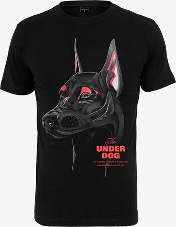 Mister Tee Shirt 'Air Dog' in Zwart: voorkant