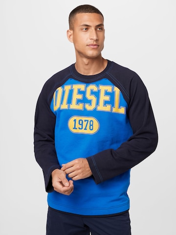 DIESEL Sweatshirt 'RAGLEN' in Blue: front