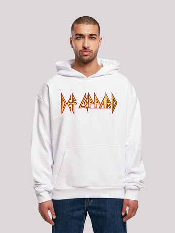 F4NT4STIC Sweatshirt 'Def Leppard' in White: front