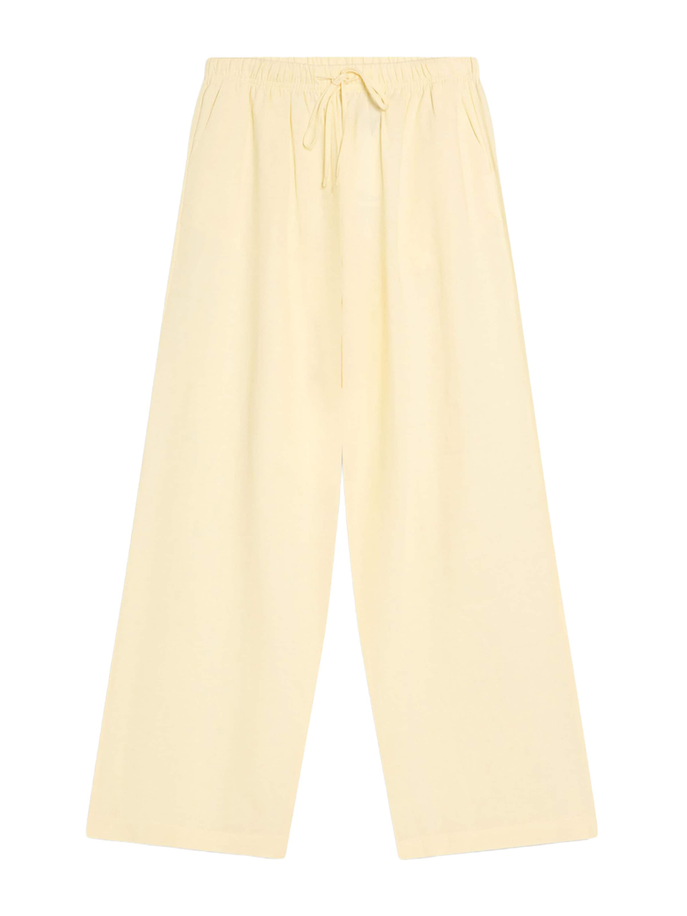 Bershka Spodnie w kolorze żółty: przód