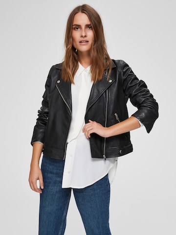 SELECTED FEMME - Chaqueta de entretiempo 'Katie' en negro: frente