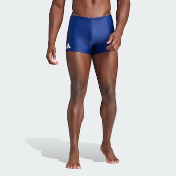 ADIDAS PERFORMANCE Athletic Swim Trunks in Blue: front