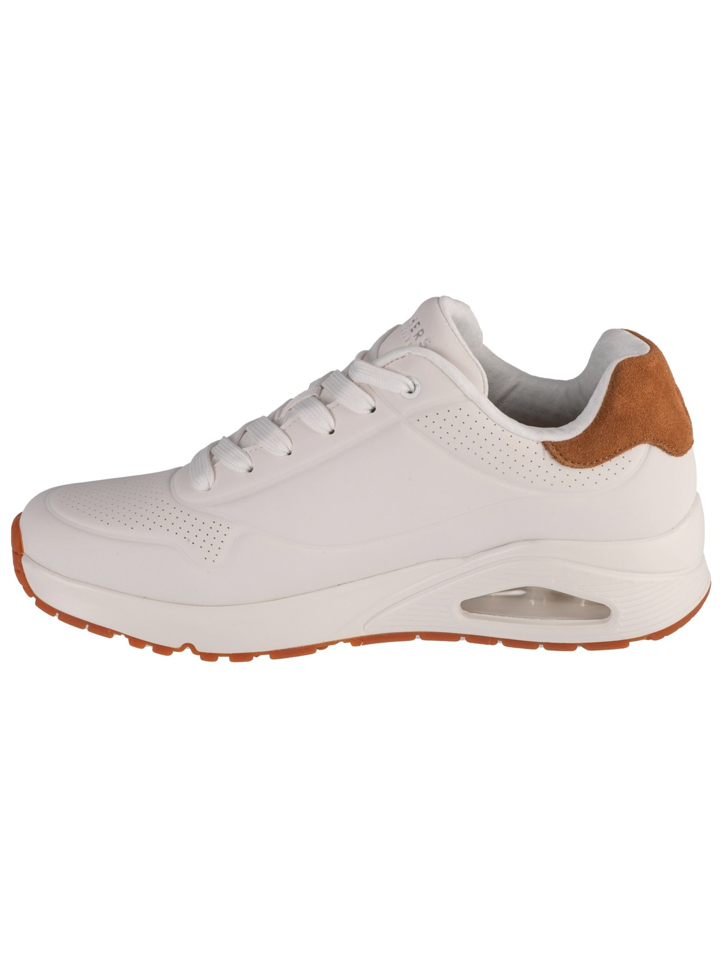 SKECHERS Sneakers laag 'Skechers Uno - Suited On Air' in Wit: voorkant