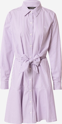 Lauren Ralph Lauren Shirt Dress 'DOMINIK' in Purple: front