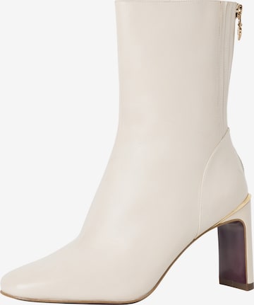 TAMARIS Ankle Boots in White: front