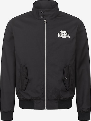LONSDALE Přechodná bunda 'Classic' – černá: přední strana