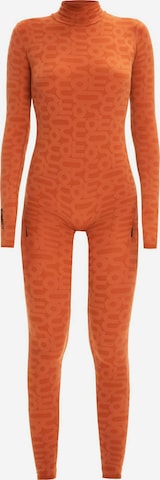 MONOSUIT Sports Suit in Brown: front