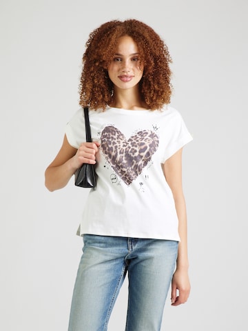 Cartoon - Camiseta en blanco: frente