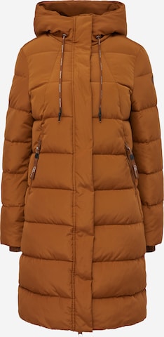 Manteau d’hiver QS en marron : devant