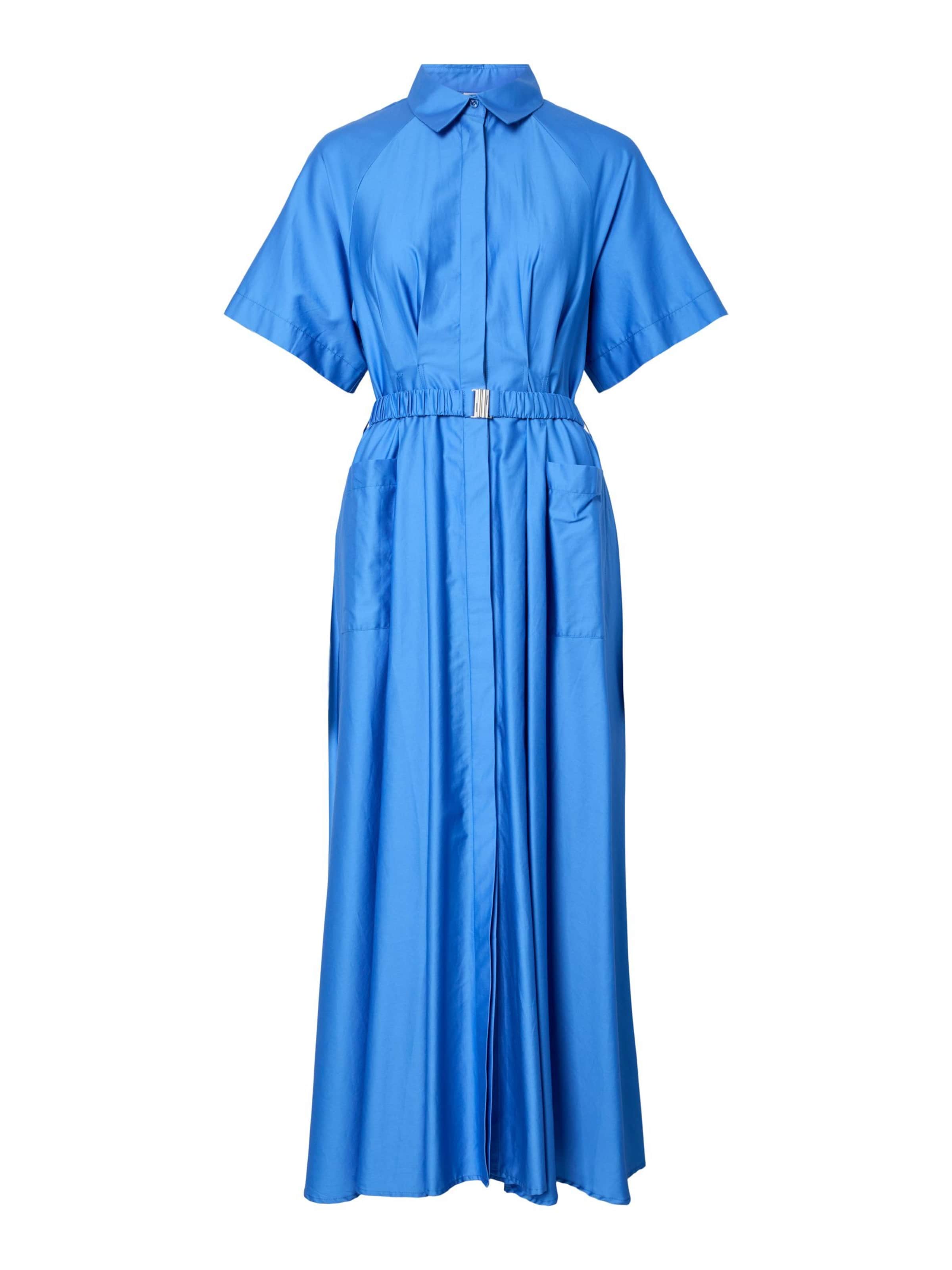 Robe-chemise 'YASSimana' YAS en bleu : devant