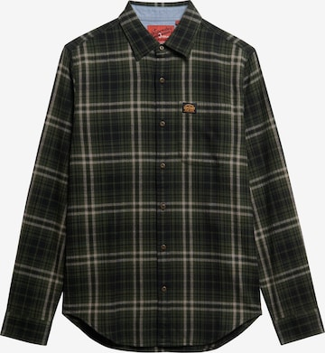 Superdry Overhemd in Groen: voorkant